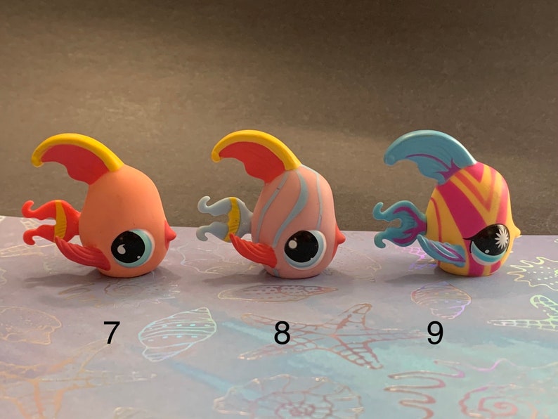 LPS Fish! U Pick! Hasbro Littlest Pet Shop Poisson, Gold Fish, Angel ...
