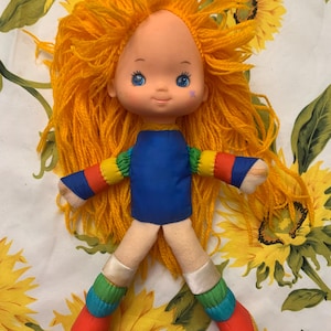 1983 Rainbow Brite Doll - Vintage Hallmark Mattel 10&quot; Doll - Nostalgic 80s Childhood Toy