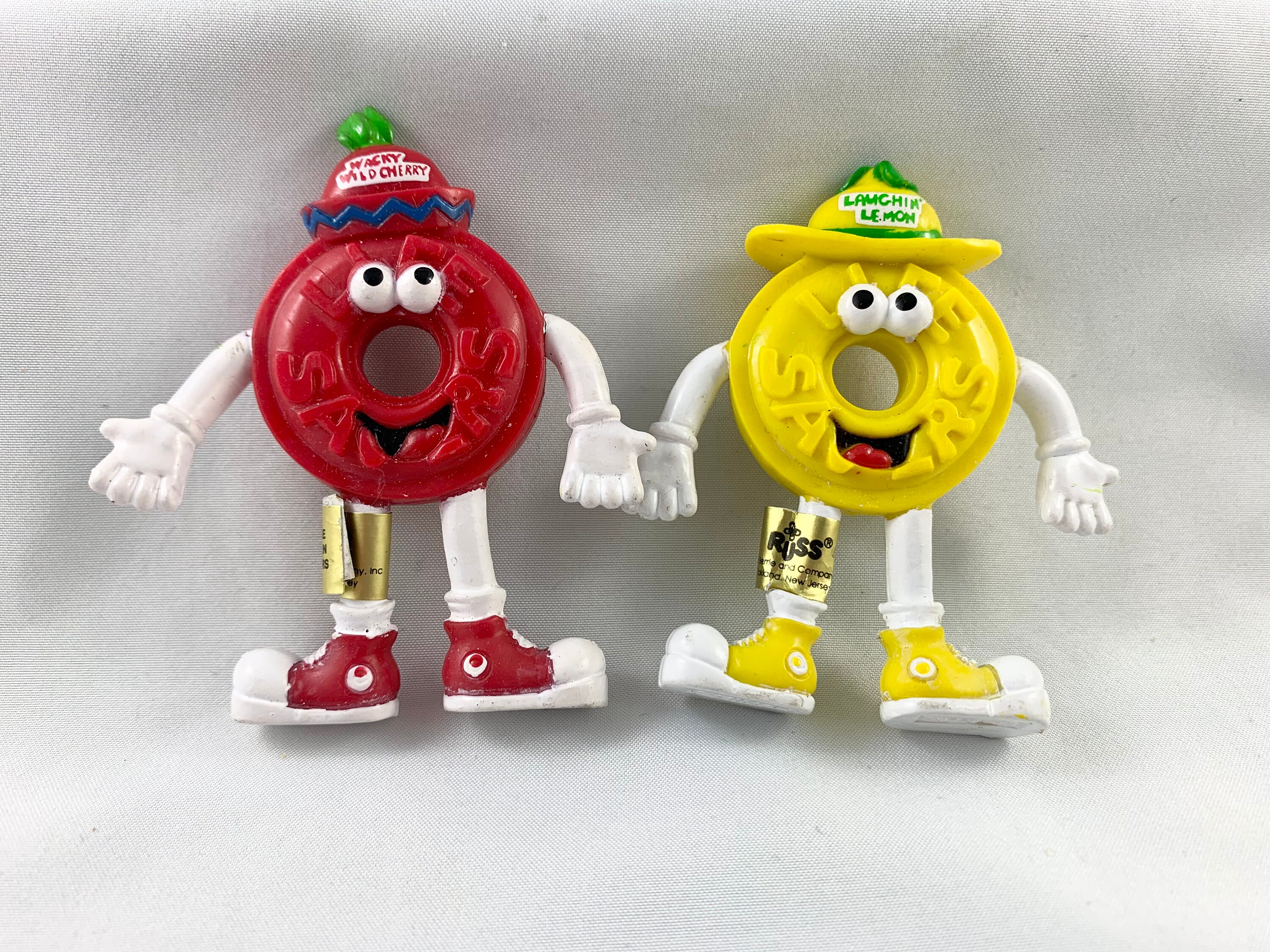 VINTAGE Life Savers Bendy 1992 PVC Figures Russ NABISCO Lot of 5