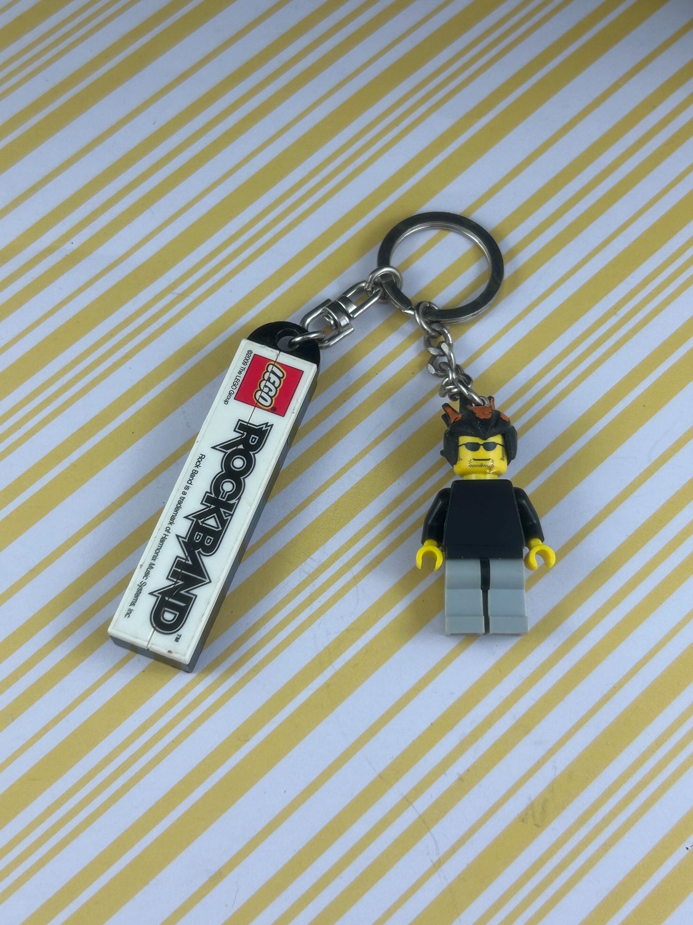 LEGO 852890 Rockband Dude Minifigure Keychain Keyring Retired - Etsy
