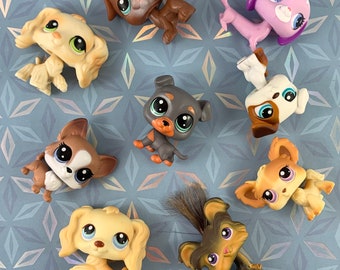 Authentic LPS Dogs - Your Choice - Assorted Hasbro Discontinued Littlest Pet Shop Dogs