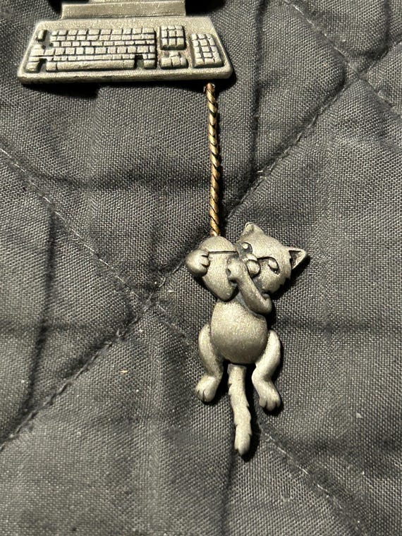 Vintage JJ Jonette Mouse Error ! Cat Computer Tec… - image 3