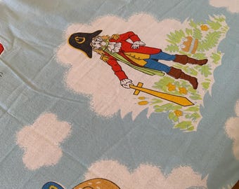 Vintage 1970s Mcdonald's Twin Flat Sheet Texmade Truprest II
