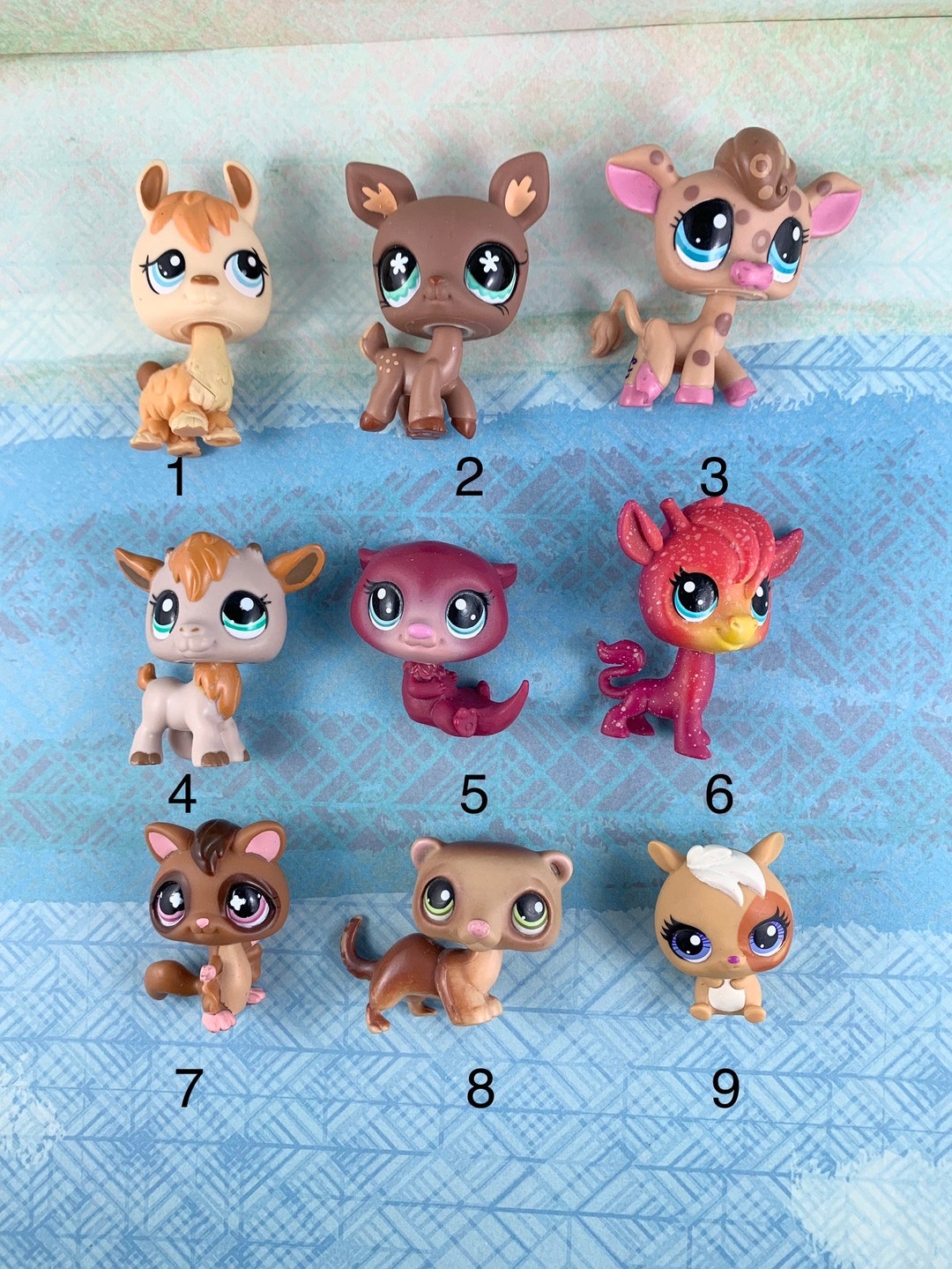 Assorted Rare Littlest Pet Shops Your Choice Llama, Cow, Otter, Giraffe