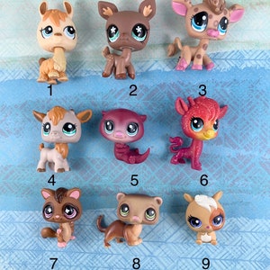 Diverse zeldzame Littlest Pet Shops! Jouw keuze! Lama, koe, otter, giraf, fret, hert, geit en meer!
