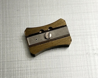 Vintage Faber-Castell Minfix 50/65 Pencil Lead Sharpener/Cast brass/Sharpens Two Sizes of Lead