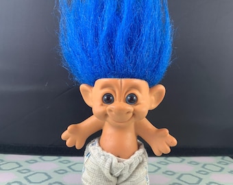 Lucky Baseball Troll with Grey Blue Jays Shorts! 1992 Blue Jays World Series Forest Trolls