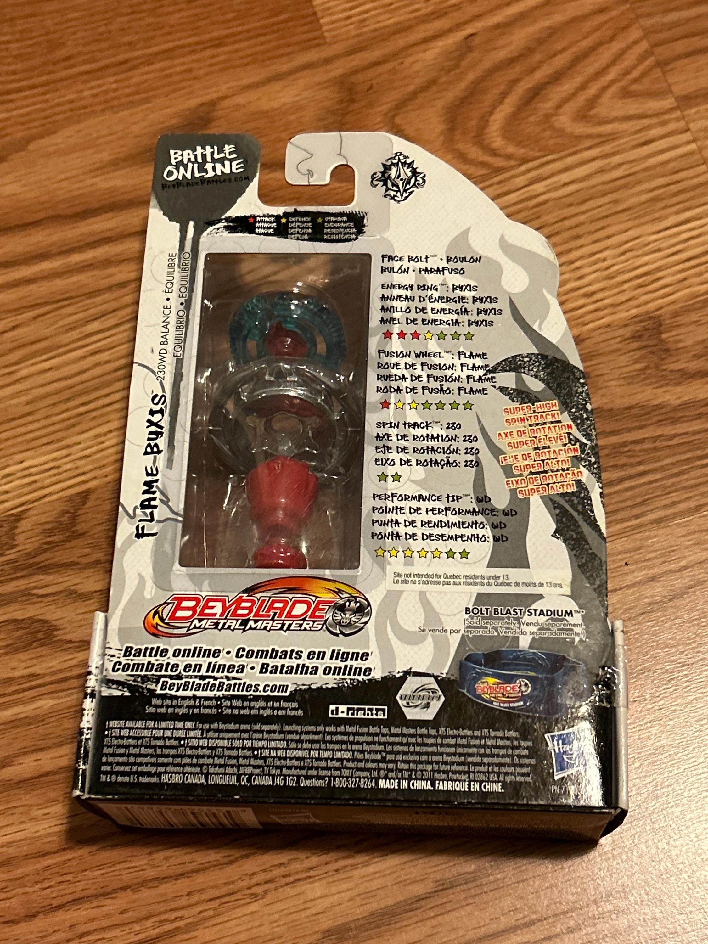 Beyblade Metal Masters - Equilibrio Series Flame Byxis Exclusive BB-95 ...