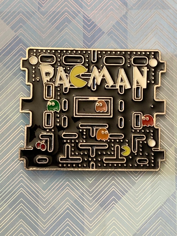 Vintage PacMan Arcade Video Game Belt Buckle Great… Gem