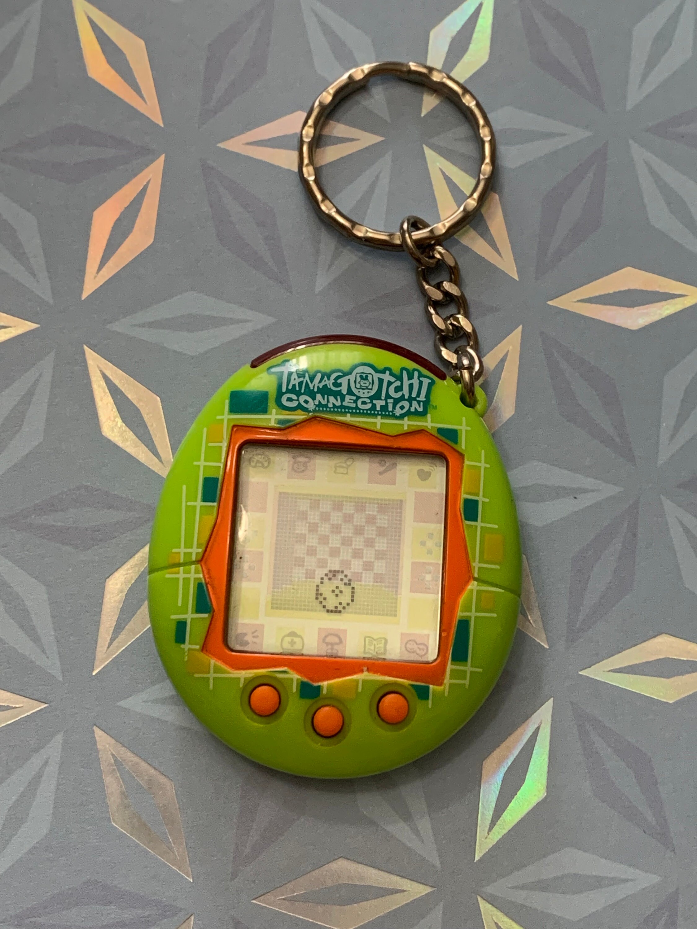 その他 Tamagochi Green & Orange Matrix Green Tamagotchi Connection v1 2004 Green Matrix with Orange