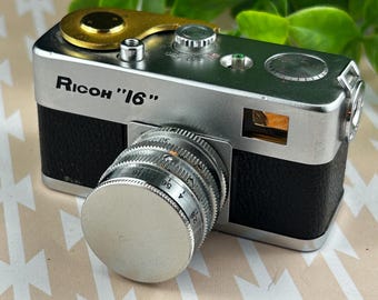 Vintage Ricoh 16 Subminiature “spy” Camera – 16mm – Made in Japan