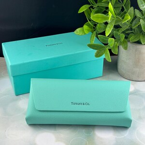 ?Tiffany & Co. Embossed Leather Sunglasses Case Kit Tiffany & Co. Sunglass Eyeglass Case + Bundle with eSHADES  main image 3