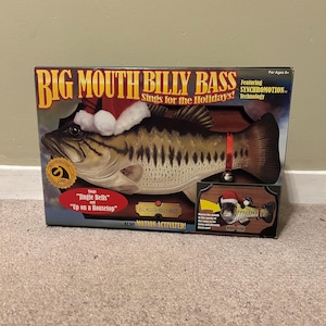 Vintage 1999 Big Mouth Billy Bass Original Holiday Motion
