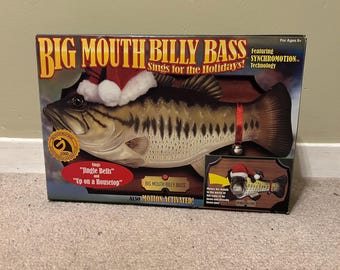 Big Mouth Billy Bass 1999 Gemmy Working vintage Testé Moves