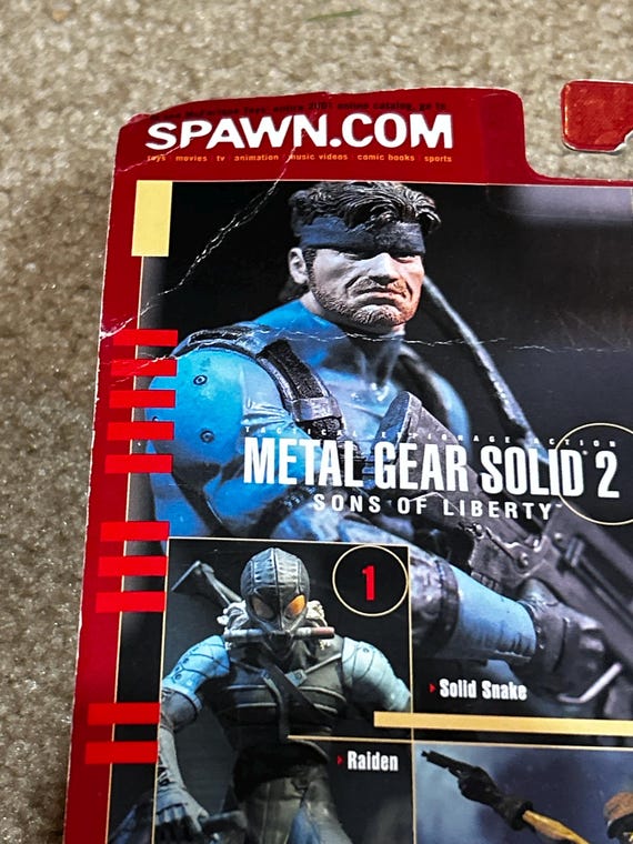 メタルギアソリッド2 ソリダス・スネーク フィギュア – サンズ・オブ