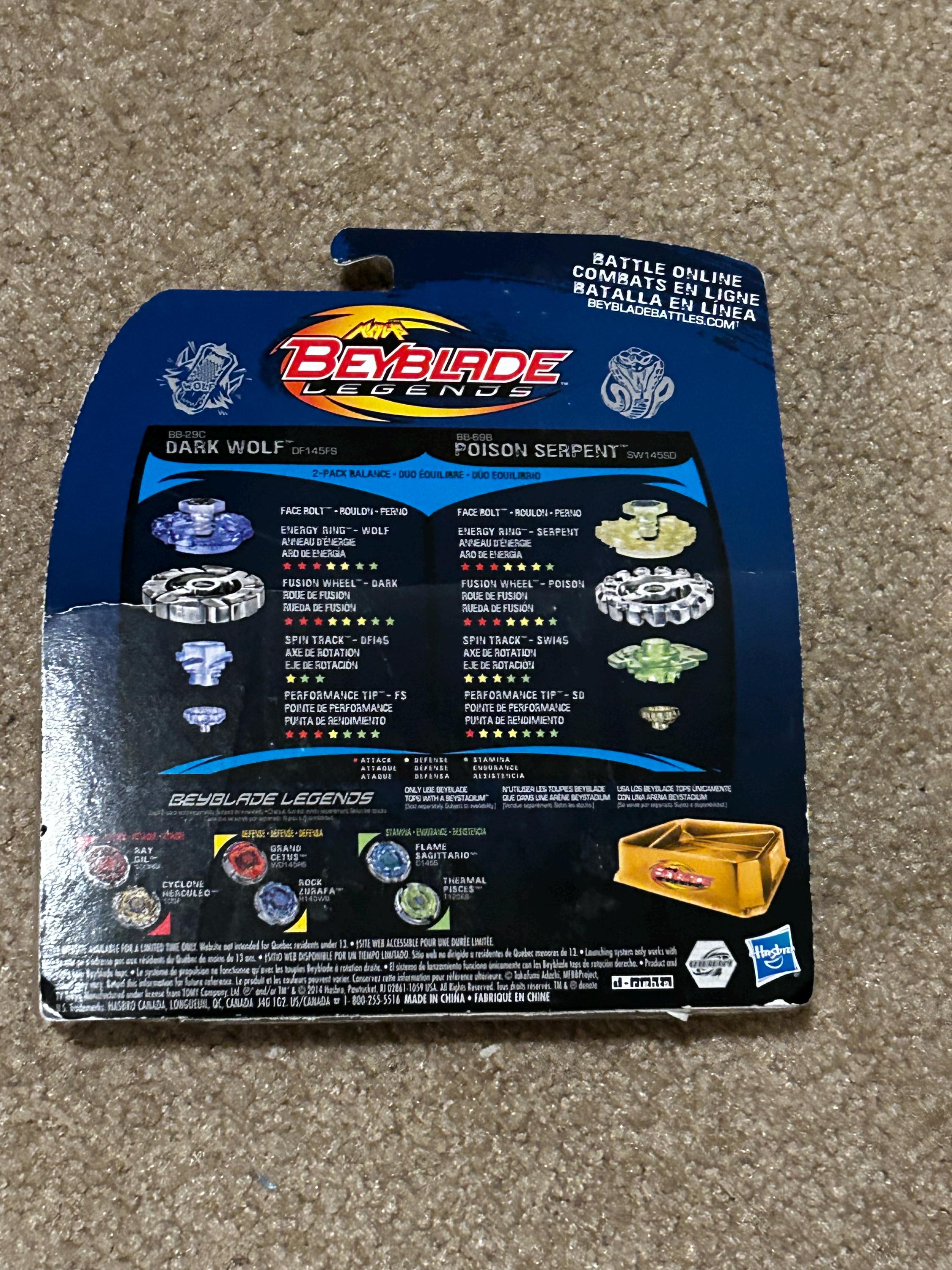 Beyblade Legends Balance 2-pack Exclusive - Dark Wolf DF145FS