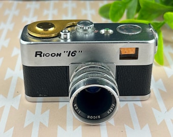 Vintage Ricoh 16 Subminiature “spy” Camera – 16mm – Made in Japan