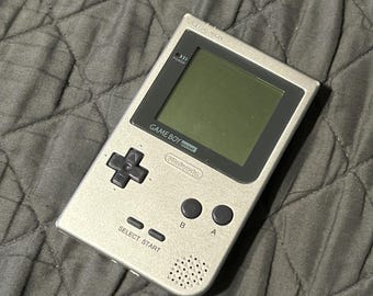 Authentic Nintendo Gameboy Pocket - Silver - 100% OEM - Etsy 日本