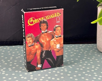 Vintage 1986 Chippendales Playing Cards – Complete Deck (52 + 2 Jokers) Risqué Collectible