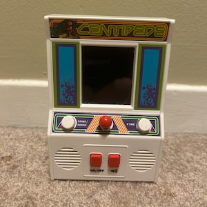 Centipede Hand Held Mini Arcade Style Video Game Bandai Namco Retro - Tested and Working