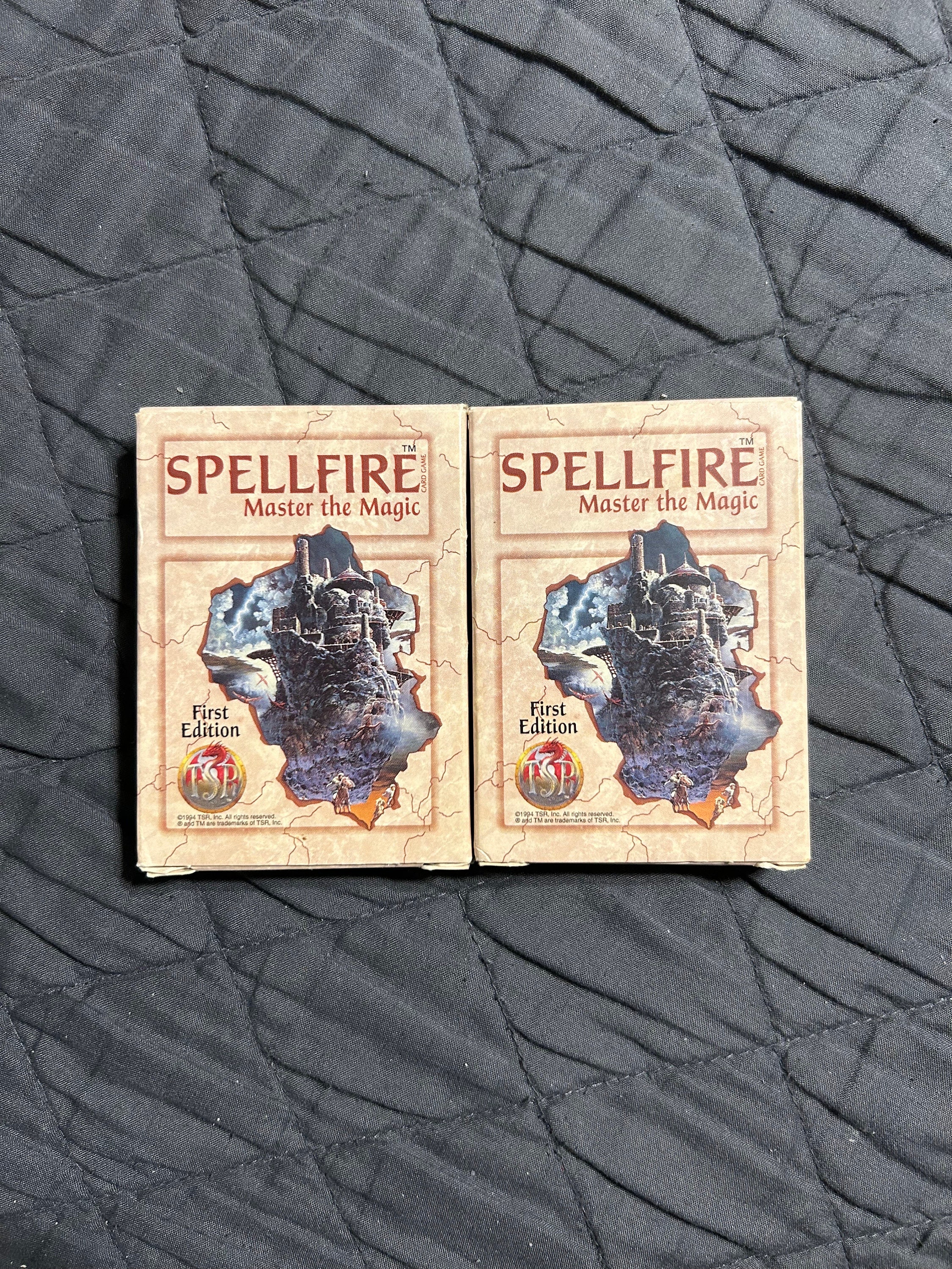 TSR Spellfire Master the Magic Card Game First Edition 2 Starter