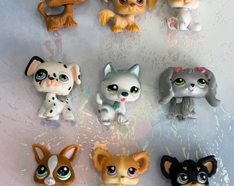 LPS Dogs - You Pick a Pup - Husky, Chihuahua, Maltese, Dalmatian, Yorkie - Authentic Hasbro Littlest Pet Shop