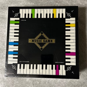 Vintage 1989 The Music Game, First Edition. Made in Toronto Canada by Crescendo Management Incorporated. Factory Sealed NEW