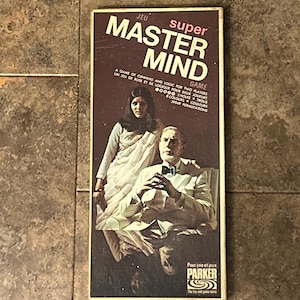 1975 Super Master Mind Game - Jeu de stratégie vintage - Excellent état - Aucune instruction