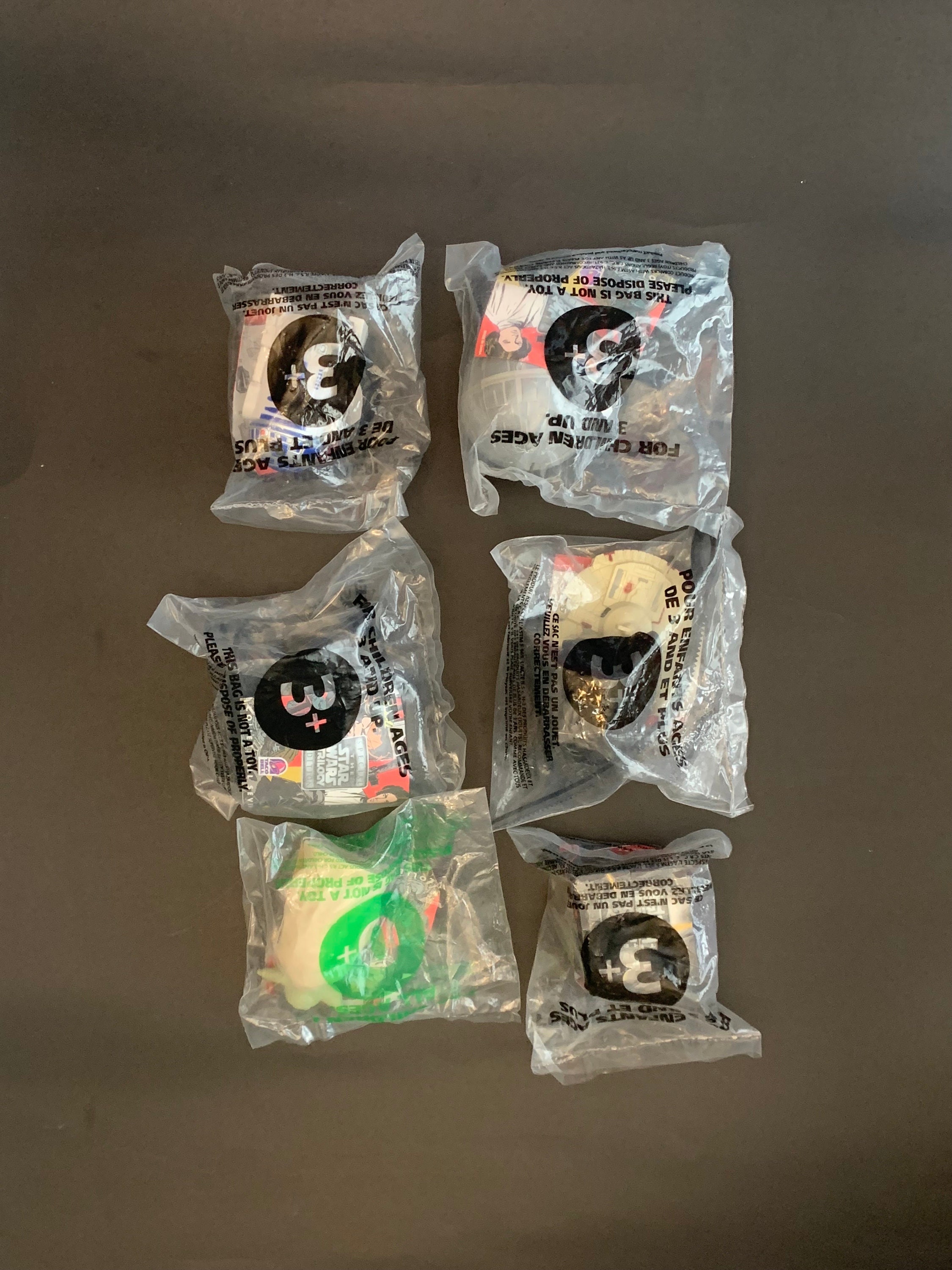 1996 Star Wars Trilogy Special Edition Taco Bell Kids Meal Toys