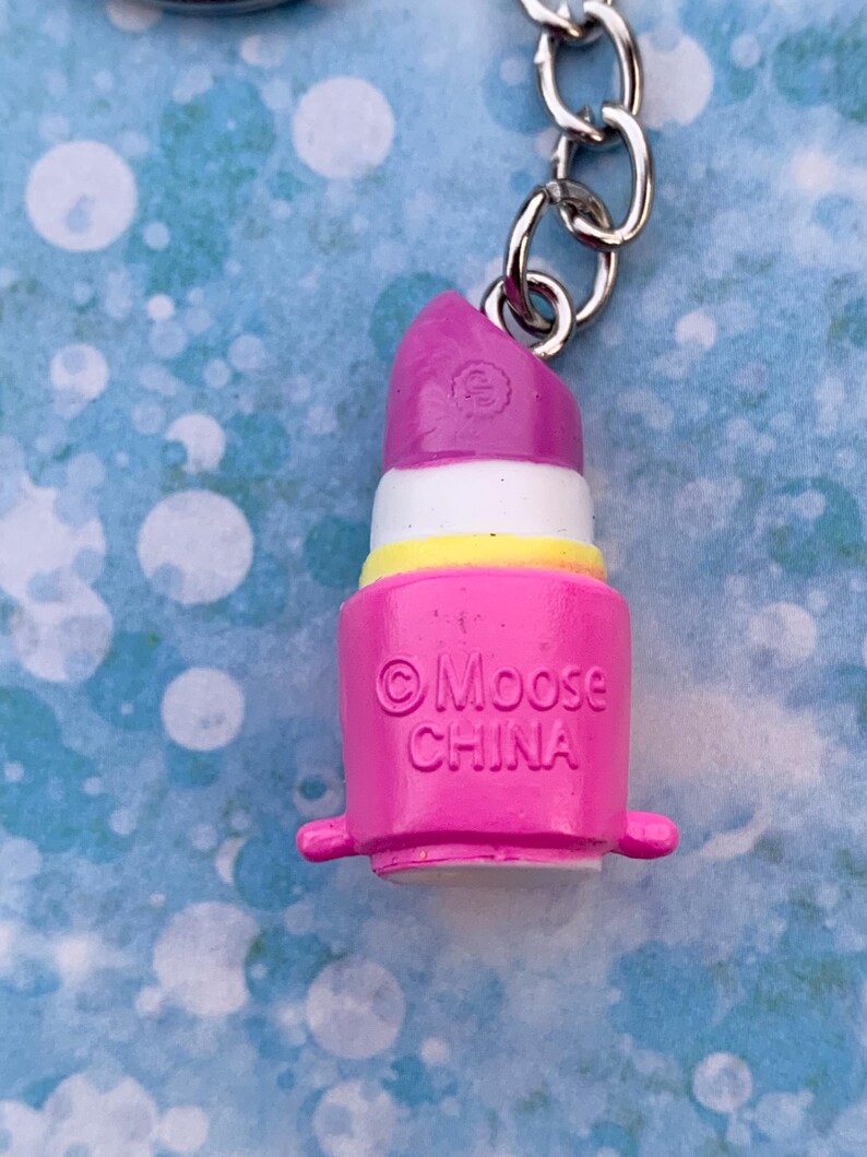 Shopkins Lipstick Figure Upcycled Keychain Carry Some A Little