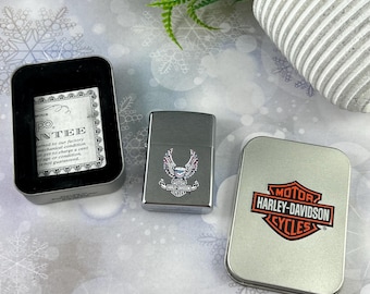Accendino Zippo Harley Davidson 2000 XVI vintage / NUOVO / Mai usato / Custodia originale e garanzia