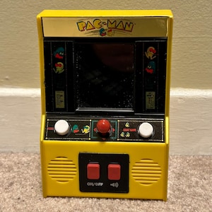 Pac-Man Hand Held Mini Arcade Style Video Game Bandai Namco Retro - Tested and Working