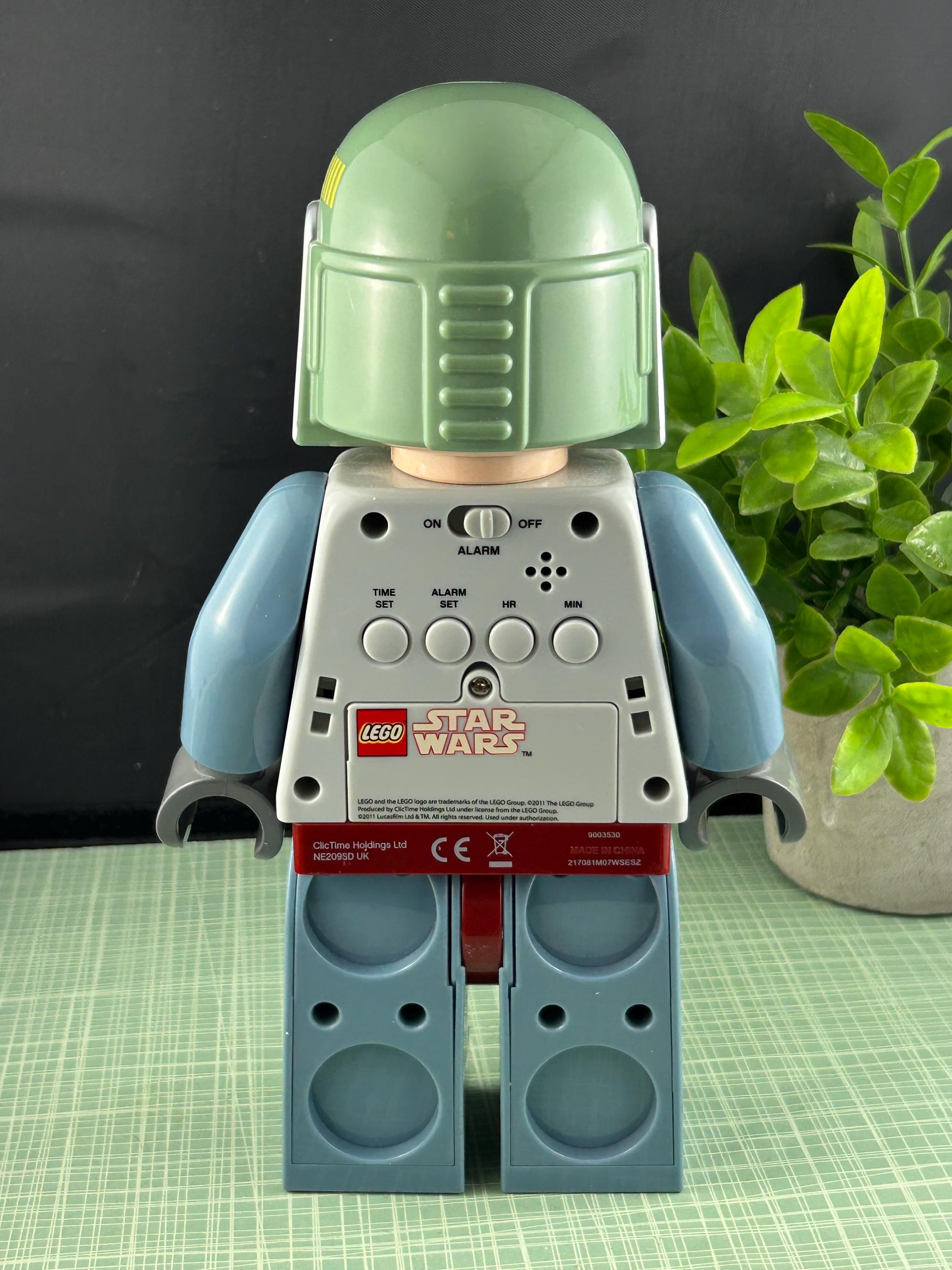 LEGO Star Wars Boba Fett Minifigure Alarm Clock – Galactic Bounty
