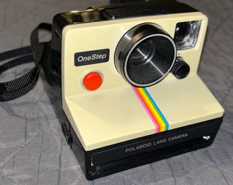 ヴィンテージ ポラロイド ランドカメラ インスタントレインボー