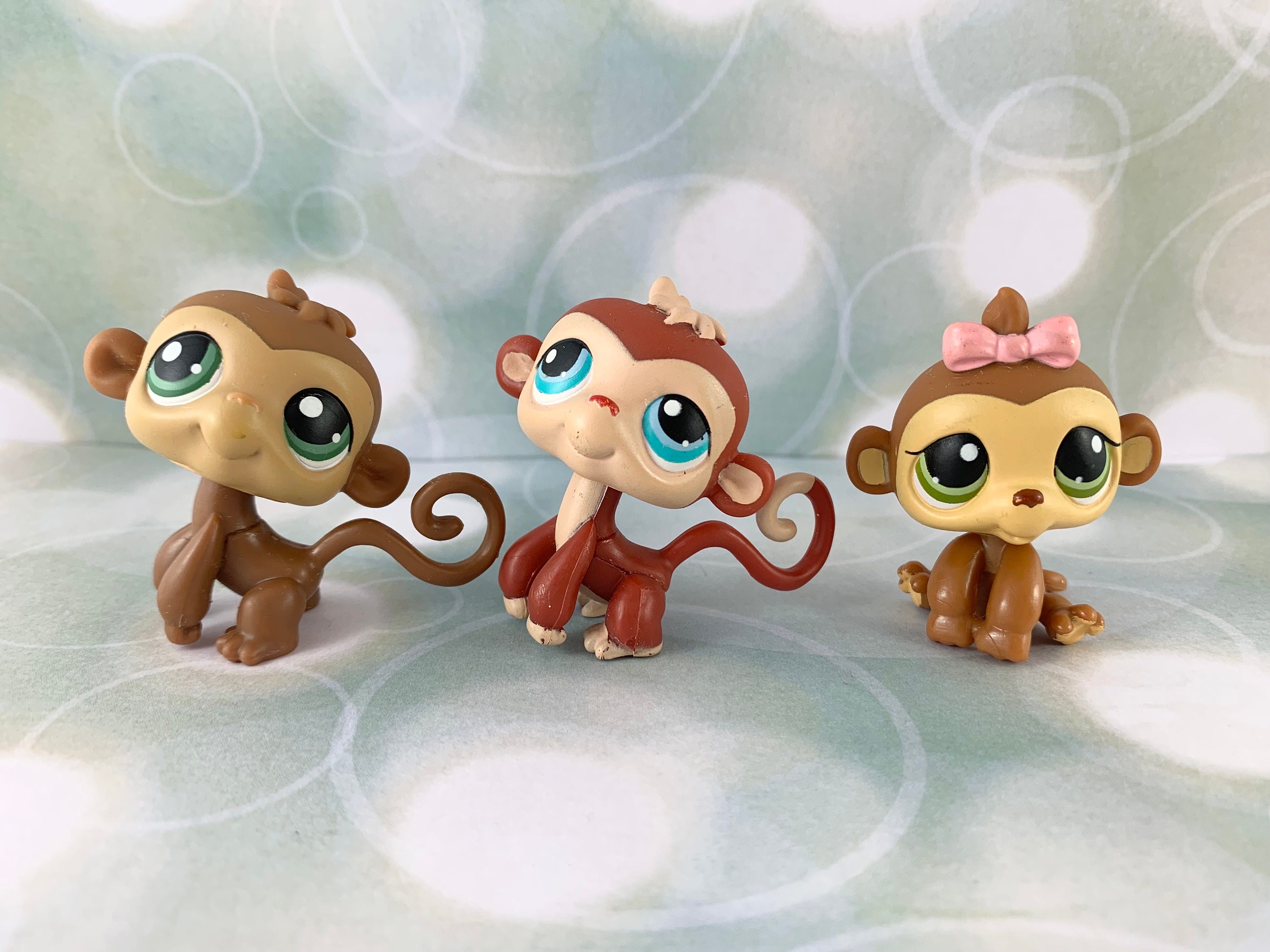 Littlest Pet Shop Monkey, Apes, Orangutan You Choose. Authentic Hasbro LPS  