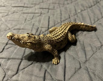 Figurine Schleich Crocodile Référence 14736 Année 2014 - Animal Sauvage PVC