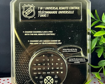 NHL Hockey Puck 7-in-1 Universal Remote Control – Official NHL Collectible