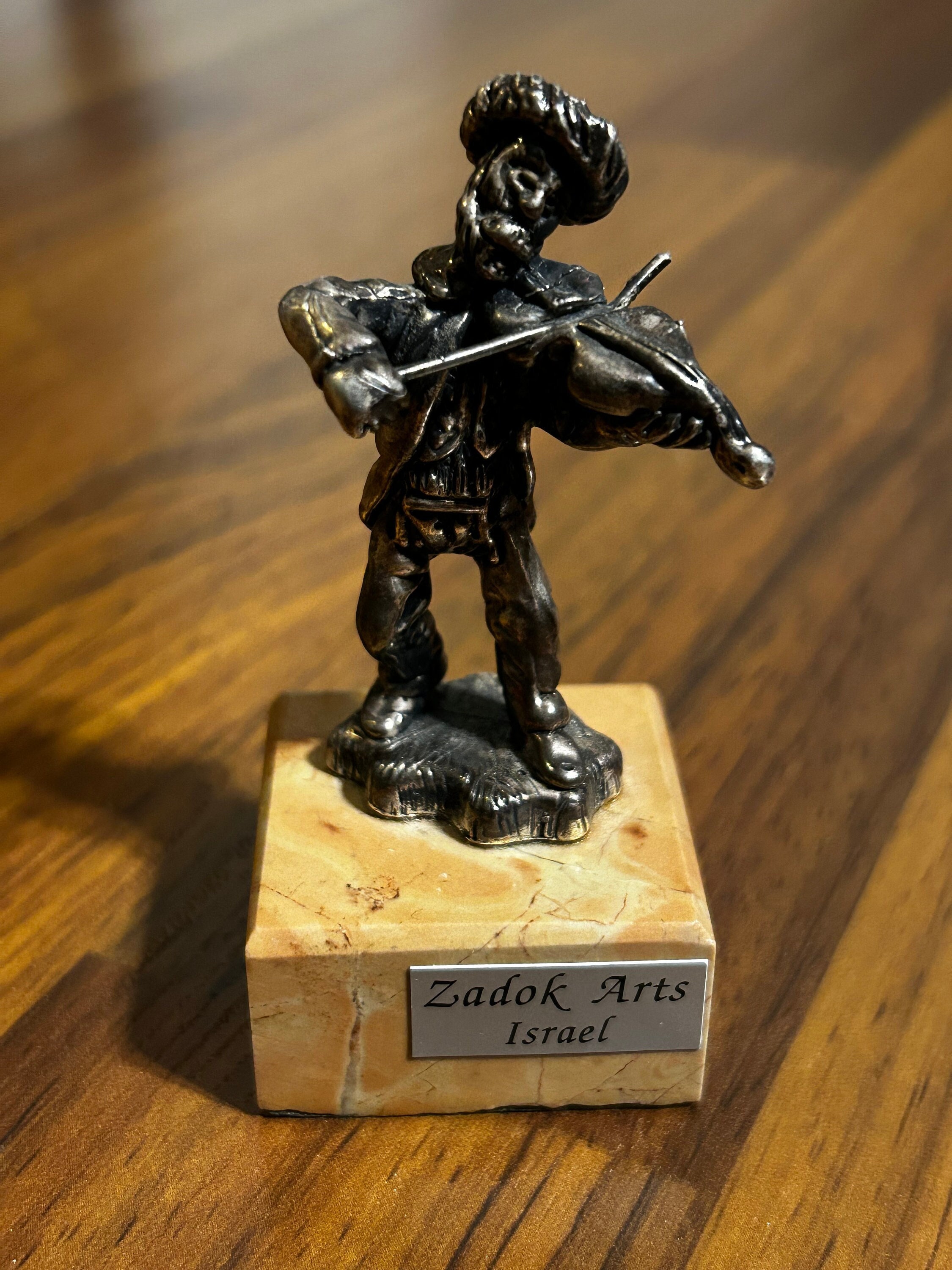 Vintage Zadok Arts Israel Sterling Silver 925 Standing
