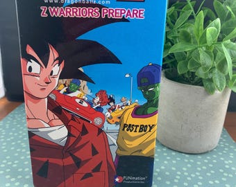 Dragon Ball Z VHS “Z Warriors Prepare” (2000s) • Vintage Anime Video • Goku, Piccolo & Gohan • Funimation Collectible