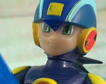 2004 Virus Attack Cross Fusion Mega Man NT Warrior Action Figure