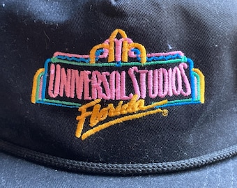 Retro Magic: Vintage 90s Black Universal Studios Florida Hat!