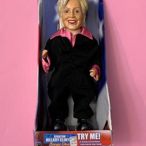 Senator Hillary Clinton Animated Boogie Diva Animatronic Doll - New in  Original Packaging! - Etsy