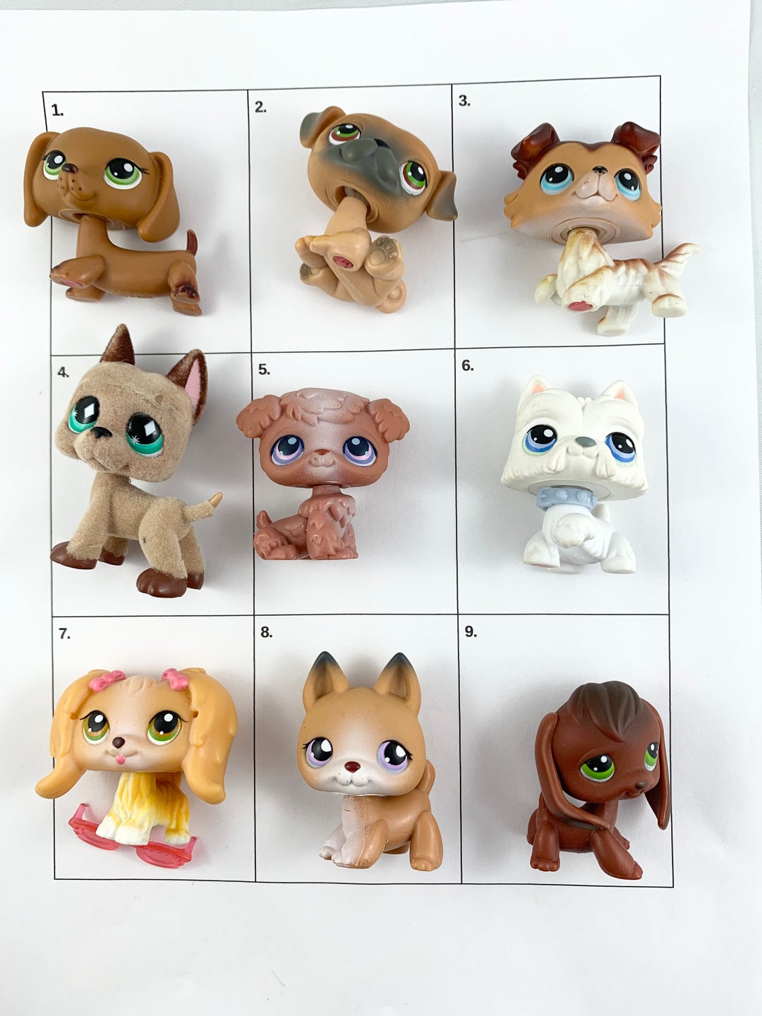  Pack of 20 PCS Littlest Pet Shop Figures Random Styles : Toys &  Games