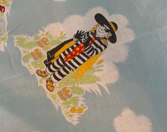 Vintage 1970s Mcdonald's Twin Flat Sheet Texmade Truprest II
