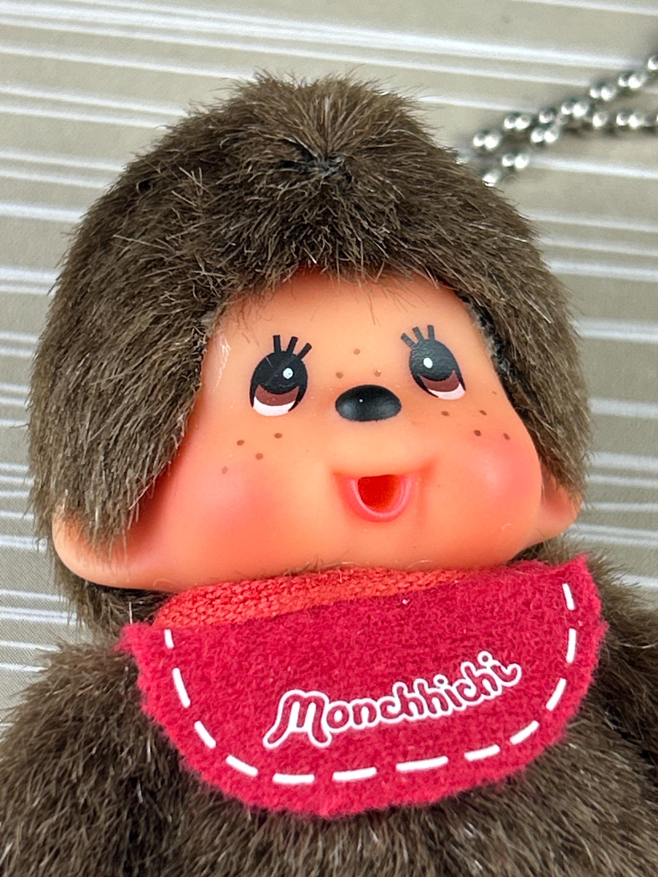 Portachiavi Peluche Monchhichi – Simpatico Bambola In Peluche Viola