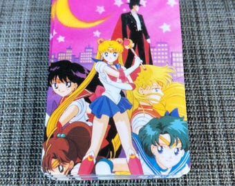 Vintage 1995 Sailor Moon Playing Cards - Good Used Condition - RARE: Stop the Negaverse Card Game - Licensed Toei Animation Anime - No box