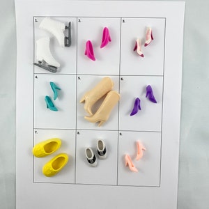 Vintage Barbie Footwear - Your Choice - Skates, Boots, Closed Toe, Sneakers, Heels, Pumps, Stilletto