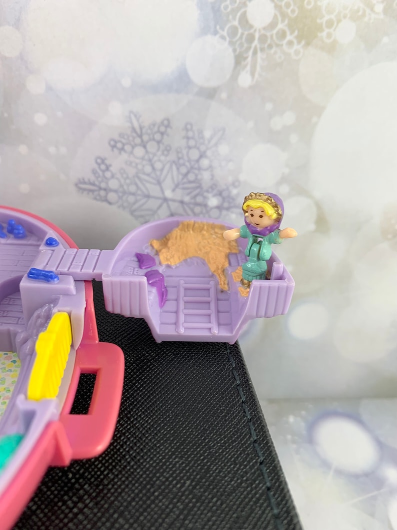 Vintage Polly Pocket Pony Reitpferd Set - 1994 Pet Parade