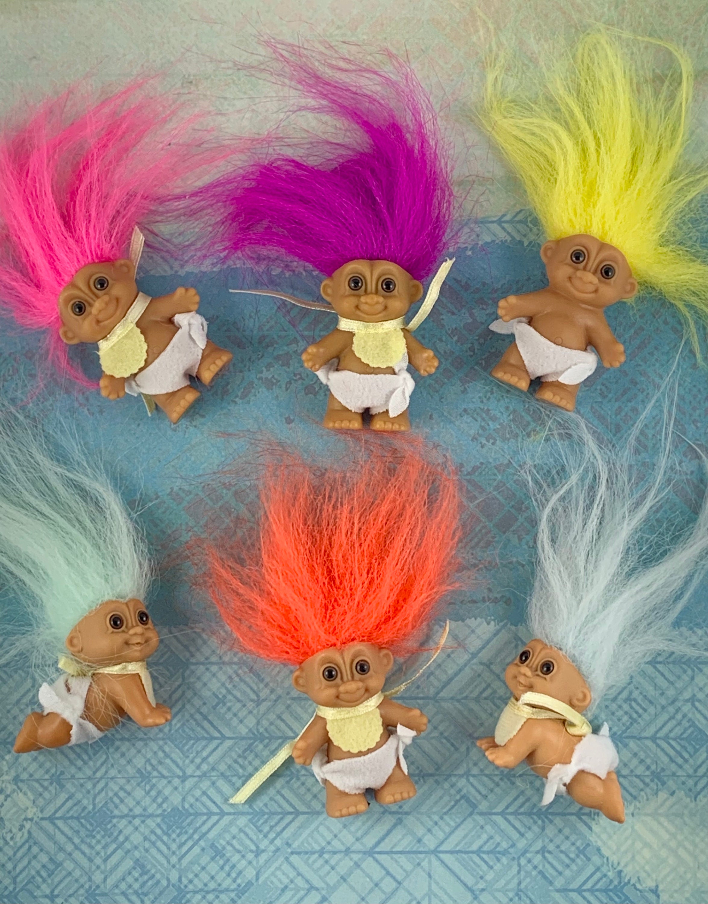 Vintage Russ Baby Trolls - Assorted Colours - You Choose 
