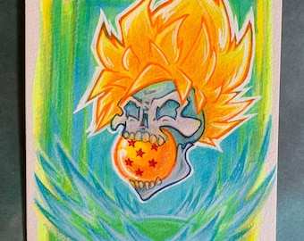 Pick Your Design - Original Artwork – Halloween Skulltober Handmade Marker Art (4x6)